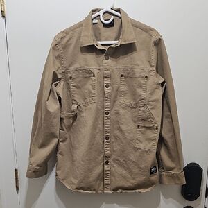Wesc Men's Light Brown Shirt Jacket